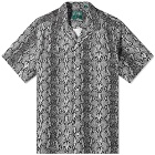 Gitman Vintage Camp Collar Snakeskin Shirt