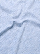 Derek Rose - Ethan Mélange Stretch-Micro Modal Jersey T-Shirt - Blue
