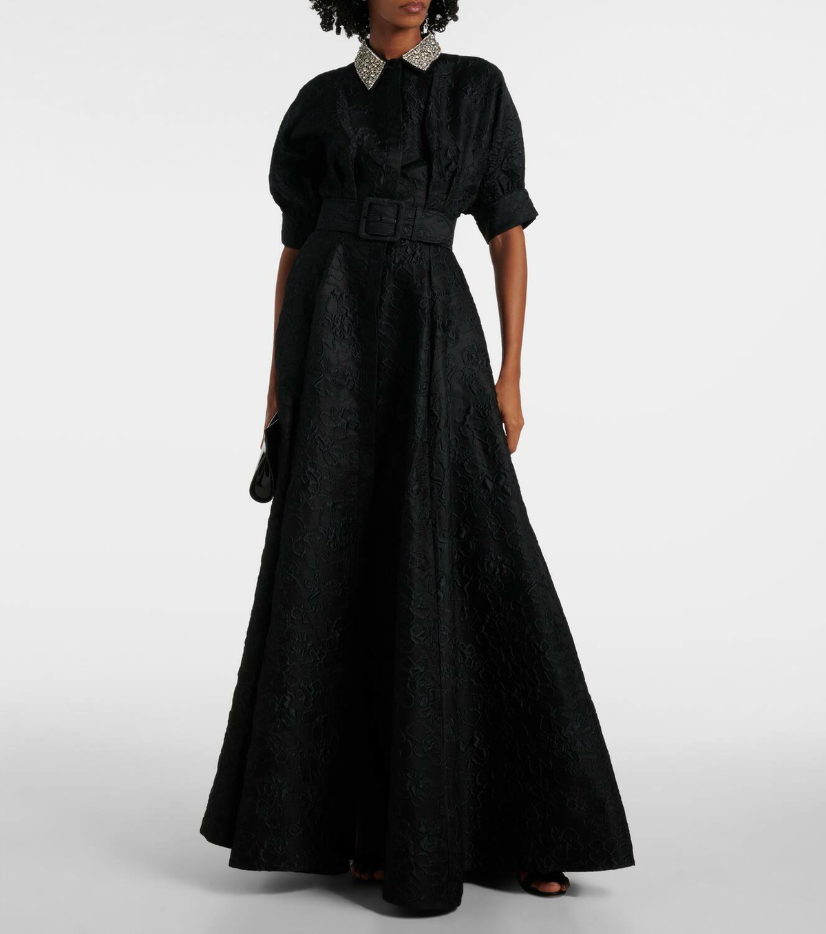 ◆関税込◆【REBECCA VALLANCE】Henrietta belted brocade gown Rebecca Vallance Henrietta belted brocade gown Rebecca Vallance