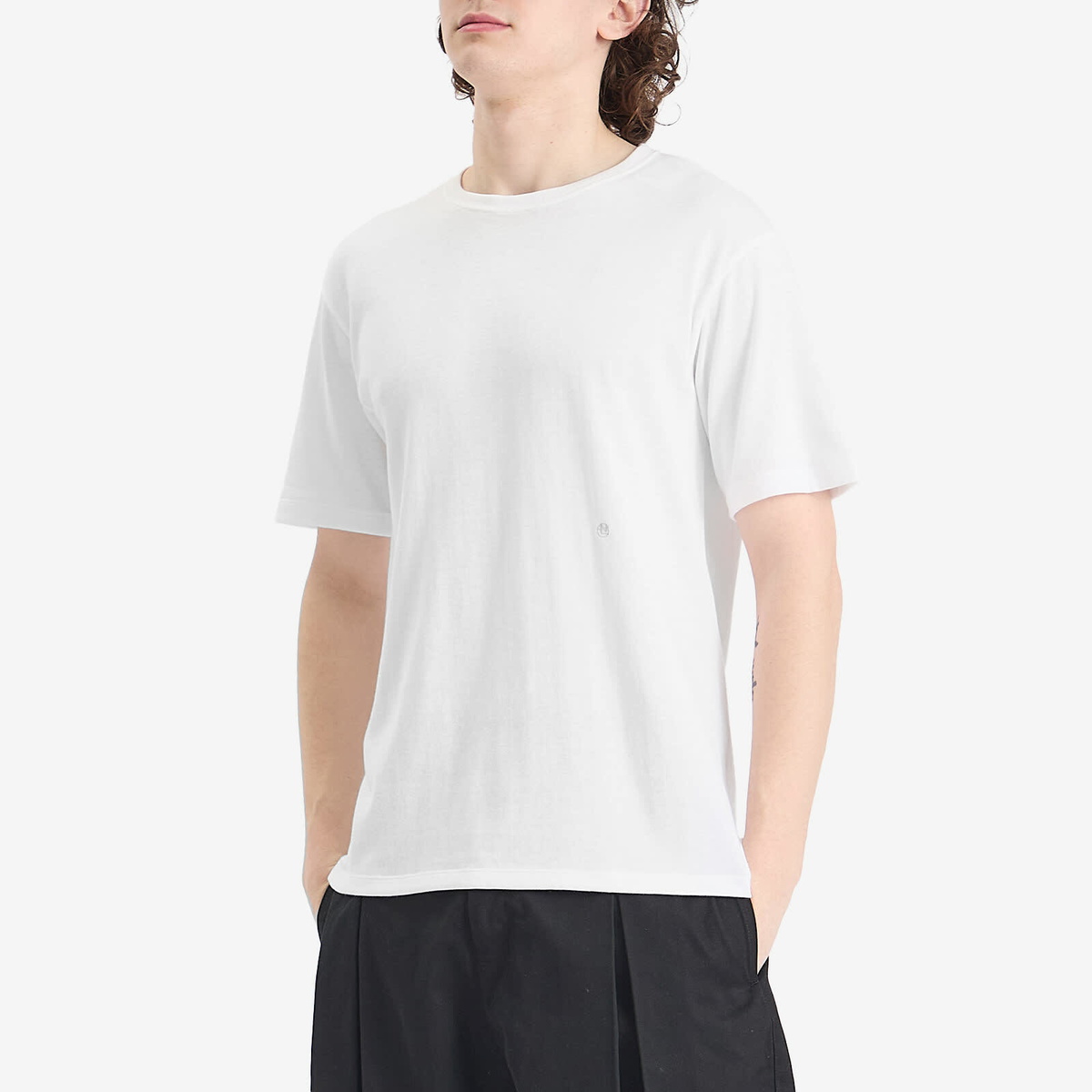 Nanamica Men's Loopwheel Coolmax Jersey T-Shirt in White