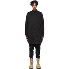 Julius Black Long Poplin Shirt