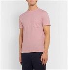 Officine Generale - Slim-Fit Garment-Dyed Cotton-Jersey T-Shirt - Pink