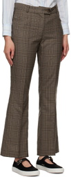 Ernest W. Baker Brown Flared Trousers