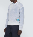 Acne Studios Appliqué cotton-blend sweater