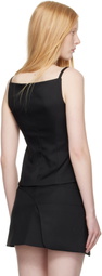 Sandy Liang Black Saguaro Top