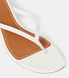 Staud Freja leather thong sandals