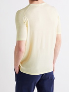 WILLIAM LOCKIE - Merino Wool T-Shirt - Neutrals