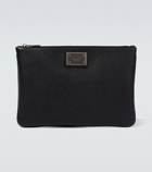 Dolce&Gabbana - Logo leather pouch