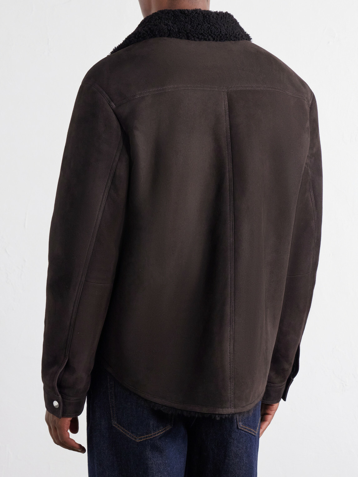 Mr P. - Shearling Jacket - Brown