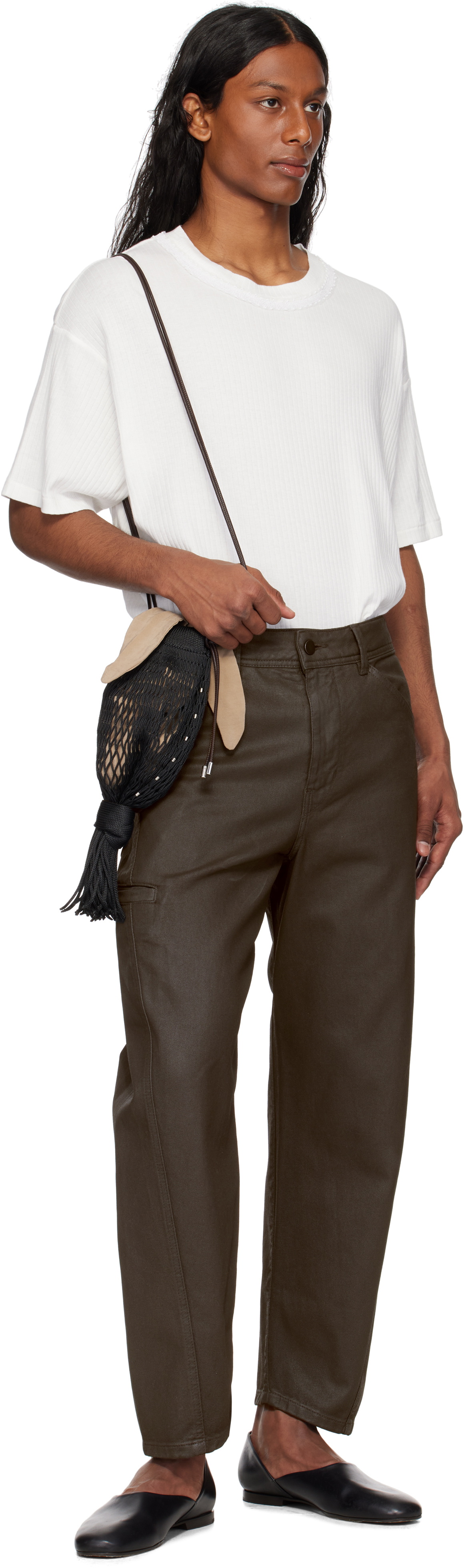 Bode Off-White Beaded Salt Marsh T-shirt Bode