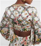 Camilla Cutout embellished silk maxi dress