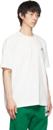 Awake NY White Lacoste Edition Cotton T-Shirt