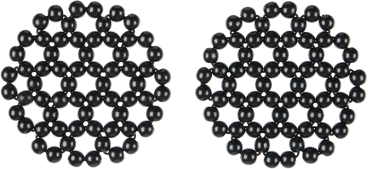 Pien Studios Black Larco Coaster Set