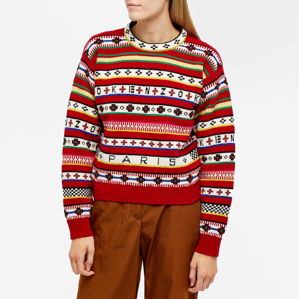 Kenzo red jumper store womens