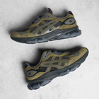 Asics Men's GEL-NYC 2.0 Sneaker in Graphite Grey/Loden Green