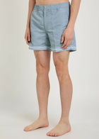 Che Lucena Printed Shell Swim Shorts Light Blue