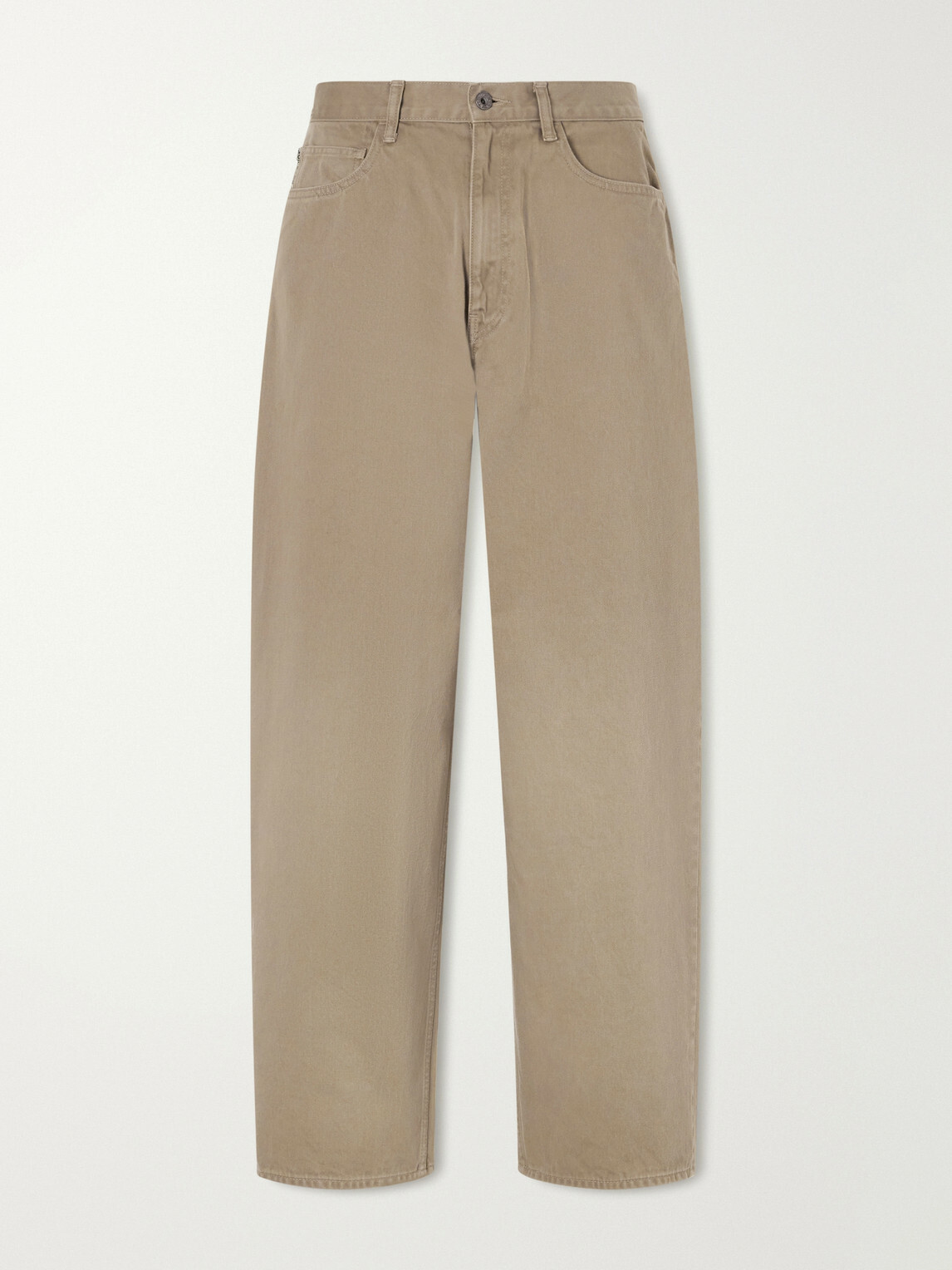KAPITAL - Wide-Leg Cotton Trousers - Brown