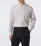 The Row Vanja striped cotton shirt
