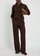 Polo Ralph Lauren Straight-leg Cotton-blend Sweatpants Brown