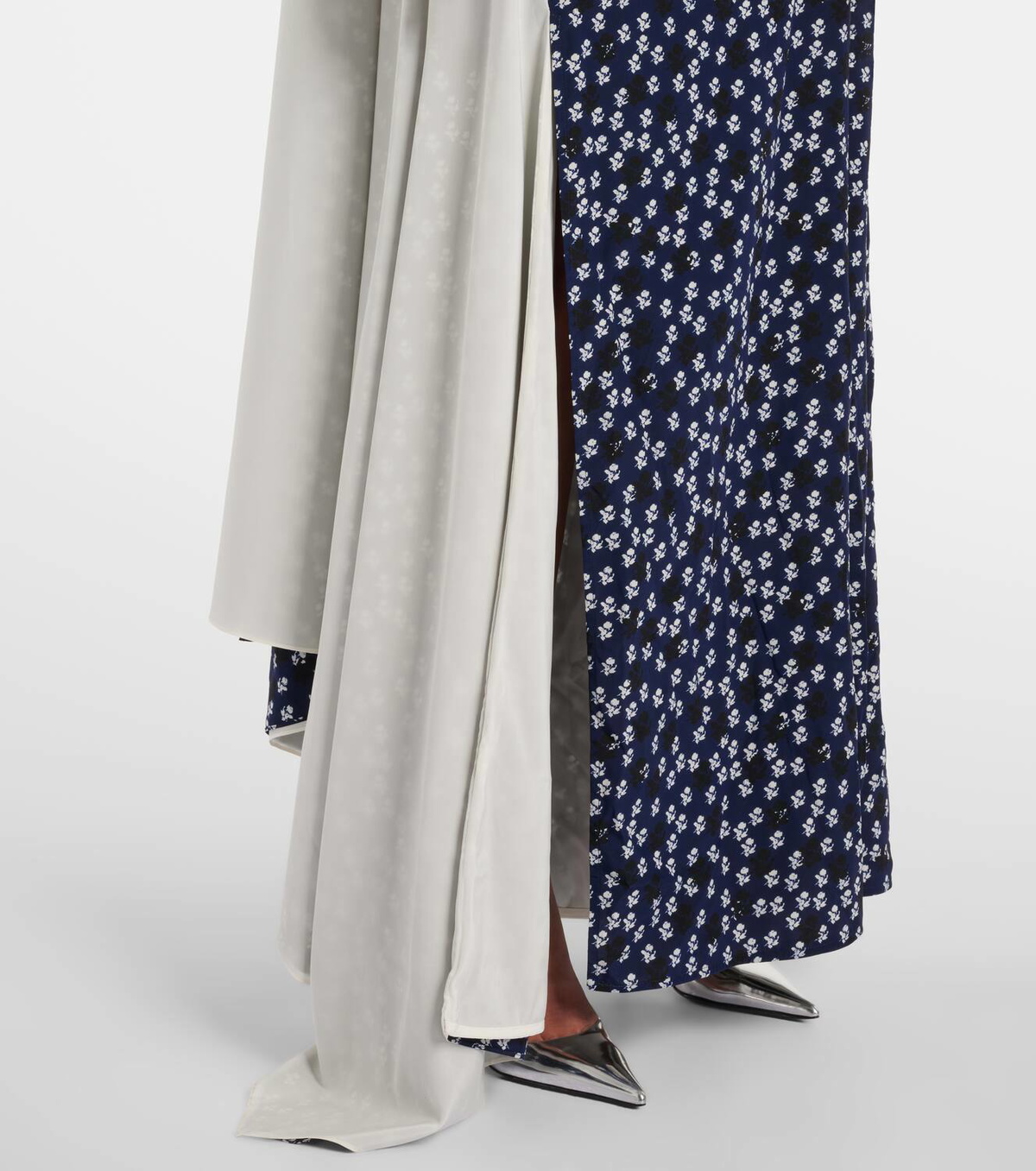 Proenza Schouler Devyn floral draped maxi dress