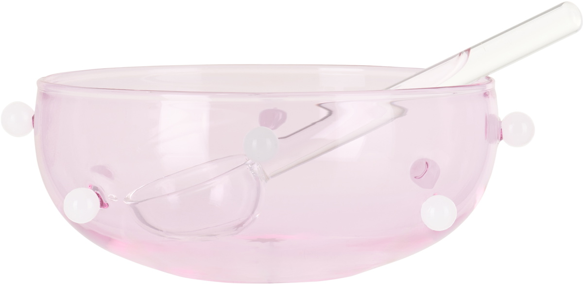 Maison Balzac Pink & White Mignonette Sauce Bowl Set