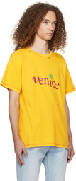 ERL Yellow 'Venice' T-Shirt