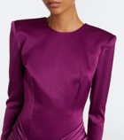 Alex Perry Satin crêpe gown