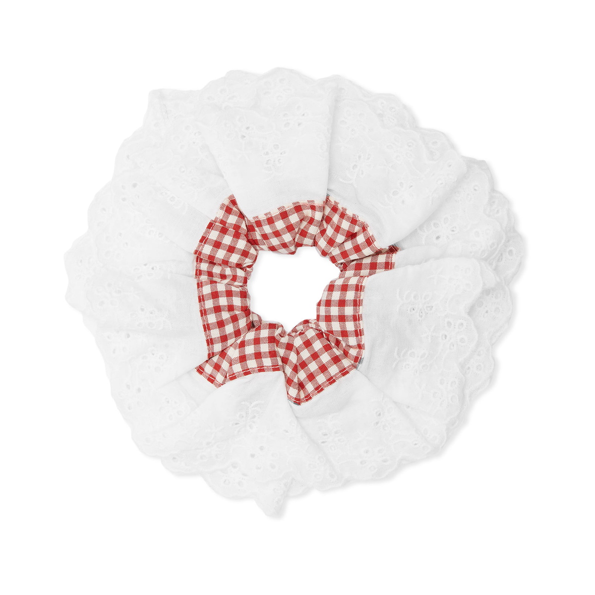 Tort Women's Gila Scrunchie in Red Picnic