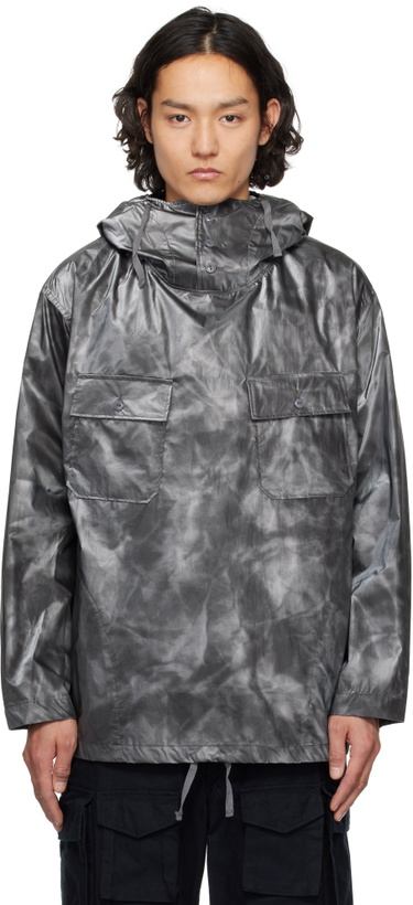 Photo: Engineered Garments Gray Cagoule Jacket