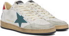 Golden Goose White Ball Star Sneakers