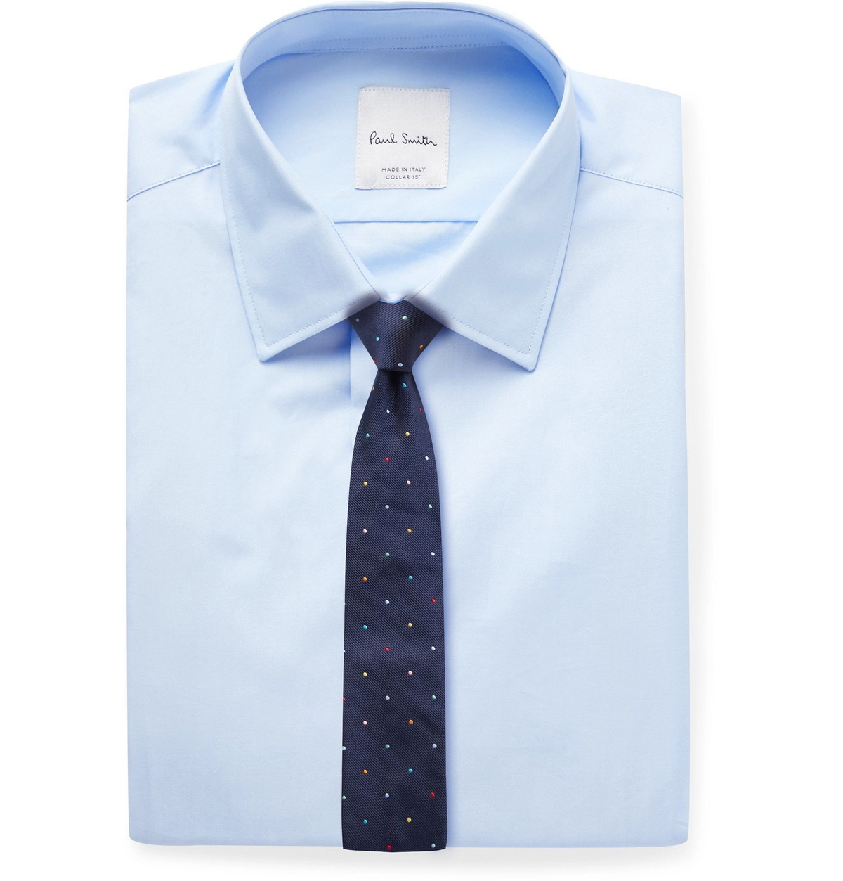 Paul Smith - Light-Blue Slim-Fit Cotton-Poplin Shirt - Blue Paul Smith