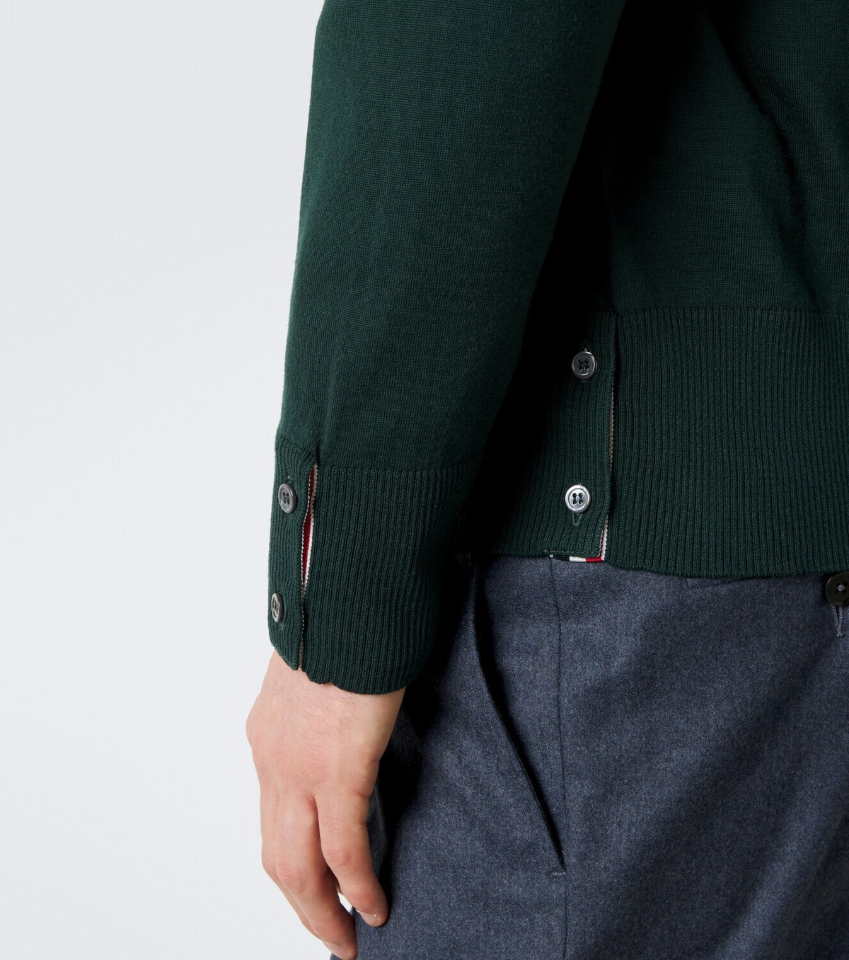 Thom Browne 4-Bar virgin wool cardigan