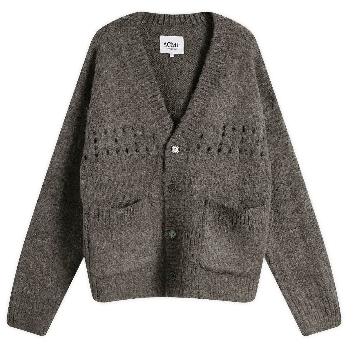 ACMH by Magic Castles Men's Martha Pocket Cardigan in Charcoal ACMH by ...