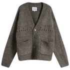 ACMH by Magic Castles Men's Martha Pocket Cardigan in Charcoal