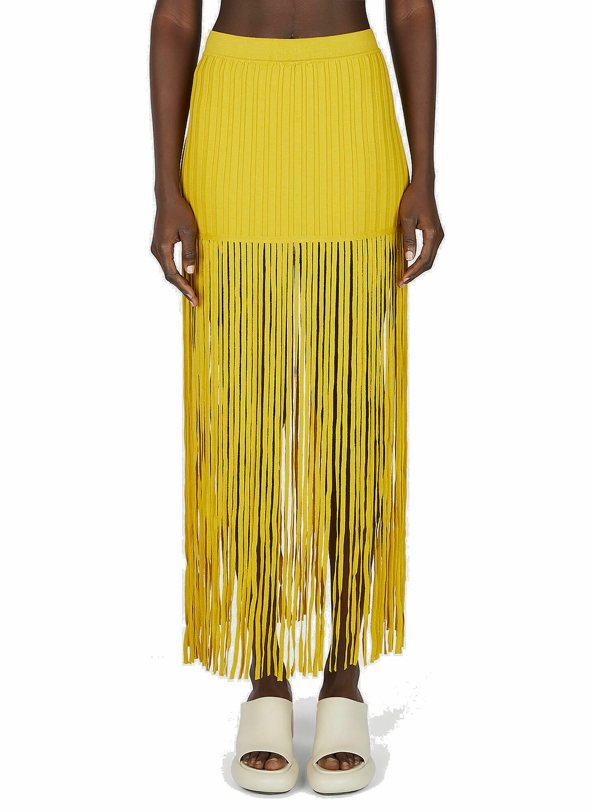 Photo: SIMON MILLER - Twizz Skirt in Yellow