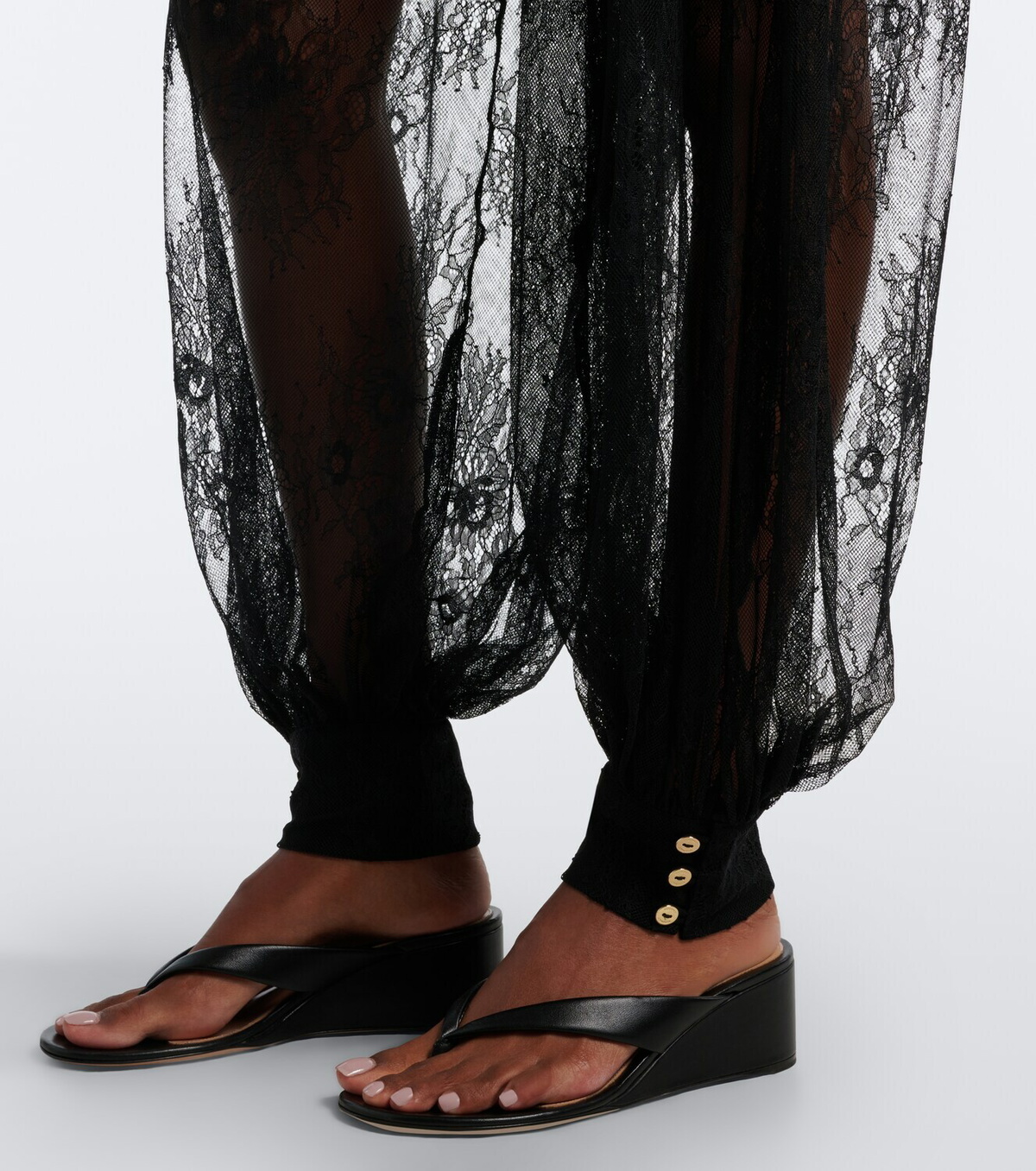 Bananhot Kendall sheer lace balloon pants
