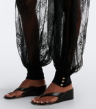 Bananhot Kendall sheer lace balloon pants