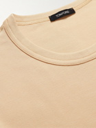 TOM FORD - Stretch Cotton-Jersey T-Shirt - Neutrals