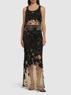 DIESEL Embroidered Tulle Top