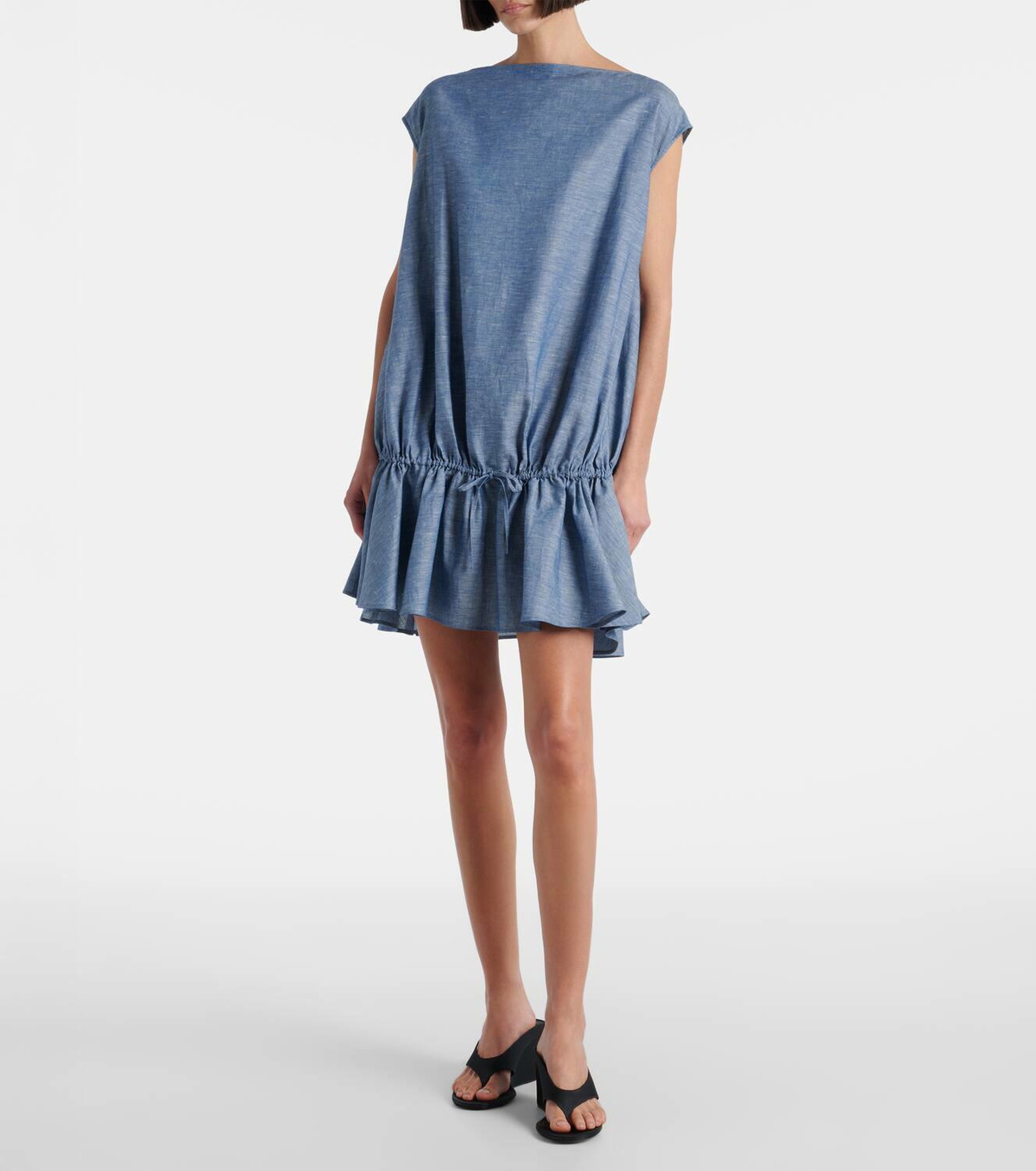 Alaïa Cotton and linen minidress