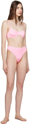 Frankies Bikinis SSENSE Exclusive Pink Pam & Jenna Bikini