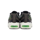 Nike Black and Green Air Max 95 Sneakers