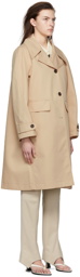 LOW CLASSIC Beige Polyester Trench Coat