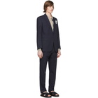 Dries Van Noten Navy Kline Suit