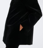 Khaite Sadie cotton velvet coat