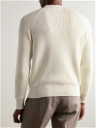 Loro Piana - Ribbed Silk Sweater - Neutrals