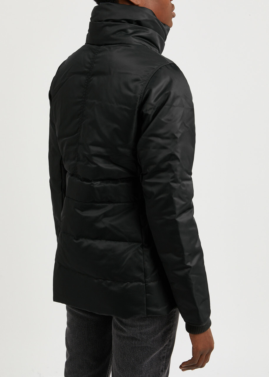Canada Goose McKenna Belted Performance Satin Jacket Black