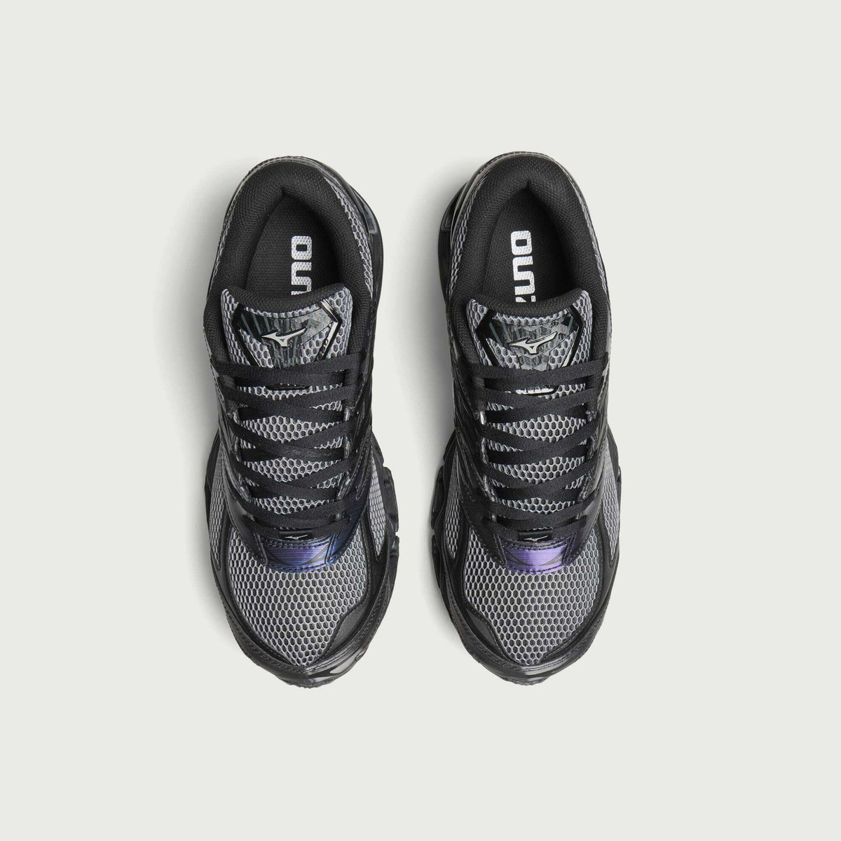 Mizuno Men's Wave Prophecy LS Sneaker in Black Sand/Iron Gate/Black