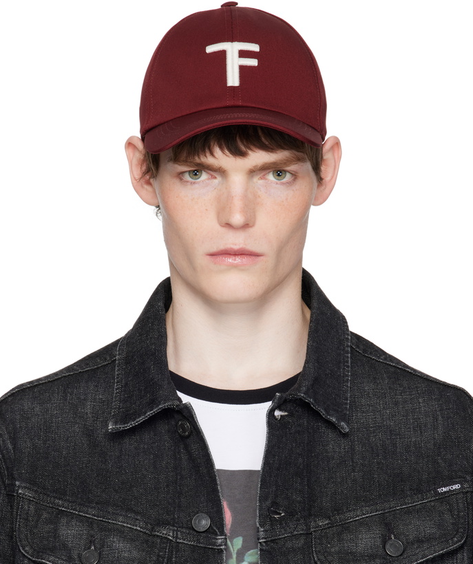 Photo: TOM FORD Red Brushed Cotton Cap