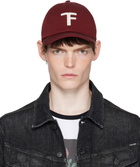 TOM FORD Red Brushed Cotton Cap